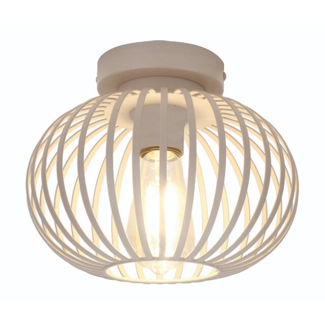 Plafondlamp Aglio 1-lichts crème 25cm