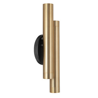 Wandlamp Trend 4-lichts zwart goud