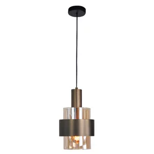 Highlight Modern Industrieel hanglamp Marrone 1-lichts brons