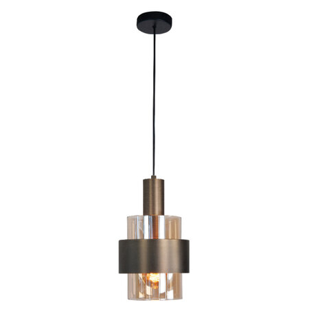 Highlight Modern Industrieel hanglamp Marrone 1-lichts brons