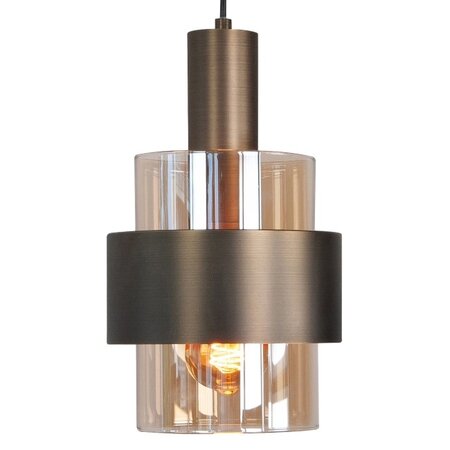 Highlight Modern Industrieel hanglamp Marrone 1-lichts brons