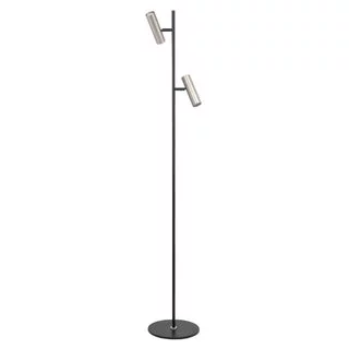 Vloerlamp Trend 2-lichts zwart nickel
