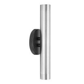 Wandlamp Trend 2-lichts zwart nickel