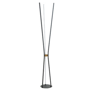 Vloerlamp Forli 1-lichts Zwart