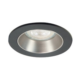 Inbouwspot Downlight 1-lichts zwart zilver