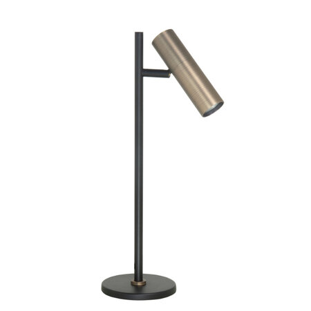 Highlight Trend Modern tafellamp Trend 1-lichts zwart brons
