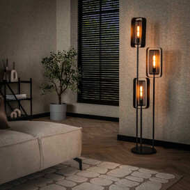 Vloerlamp Echo 3-lichts charcoal