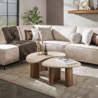 Salontafel Romano 2-set organisch