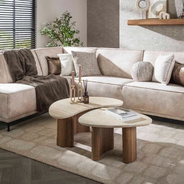 Salontafel Romano 2-set organisch