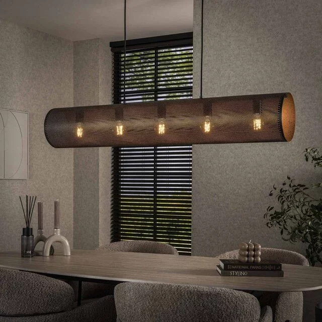 Hanglamp Grid 5-lichts Charcoal