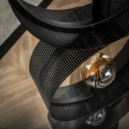 BelaLuz industrieel design vloerlamp Pluto 3-lichts charcoal