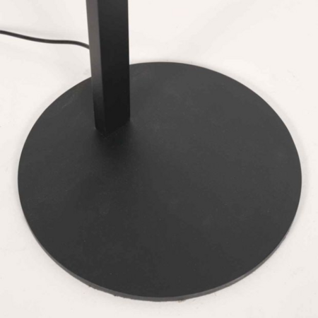 Steinhauer Modern Scandinavisch vloerlamp Ringlux zwart