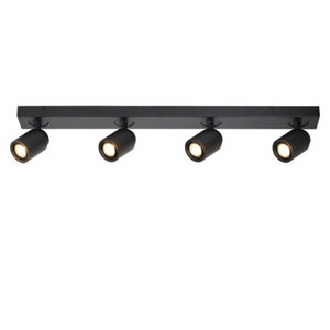 Freelight Moderne opbouwspot Razza 4-lichts balk zwart