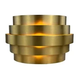 Wandlamp Scudo goud 25 cm