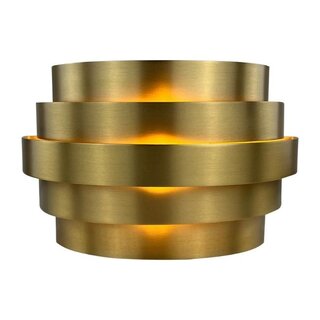 Wandlamp Scudo goud 25 cm