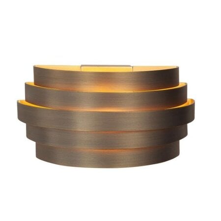 Highlight Modern Hotel Chique wandlamp Scudo brons 25 cm