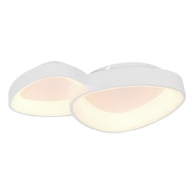 Plafondlamp Organico 2-lichts wit