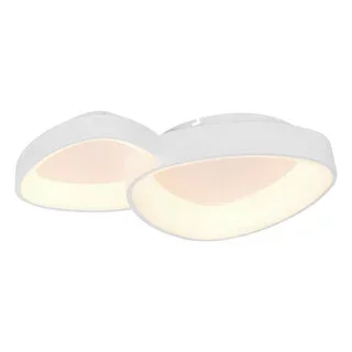 Plafondlamp Organico 2-lichts wit