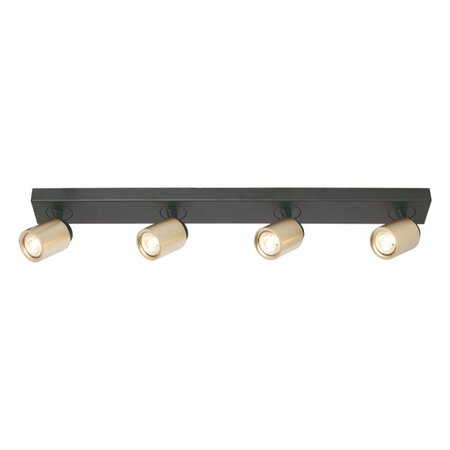 Freelight Modern Hotel chique Razza opbouwspot 4 lichts goud