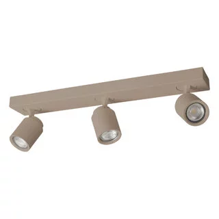 Opbouwspot Razza 3-lichts balk crème