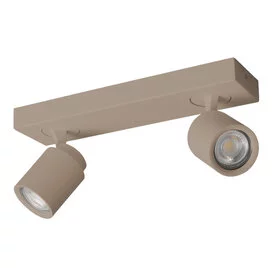 Opbouwspot Razza 2-lichts crème