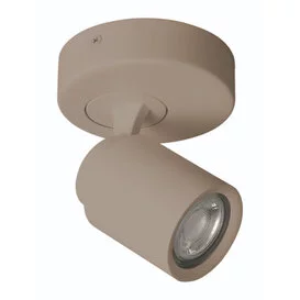 Opbouwspot Razza 1-lichts crème