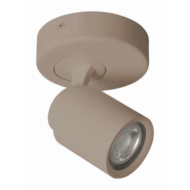 Opbouwspot Razza 1-lichts crème