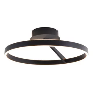 Plafondlamp Pilota 1-lichts zwart Ø55 cm
