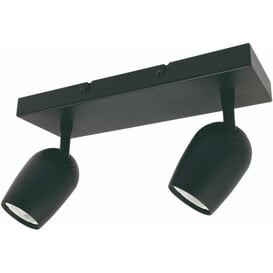 Opbouwspot Trova 2-lichts zwart