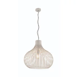 Hanglamp Aglio 1-lichts crème Ø58 cm