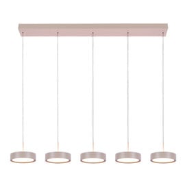 Hanglamp Alieno 5-lichts crème