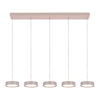Hanglamp Alieno 5-lichts crème