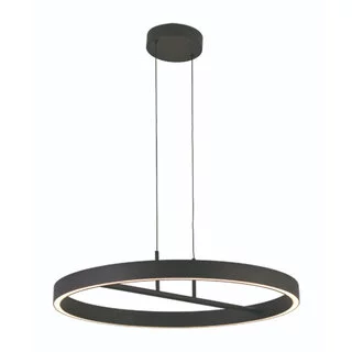 Hanglamp Livello 1-lichts zwart Ø60cm