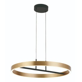 Hanglamp Livello 1-lichts goud Ø60 cm