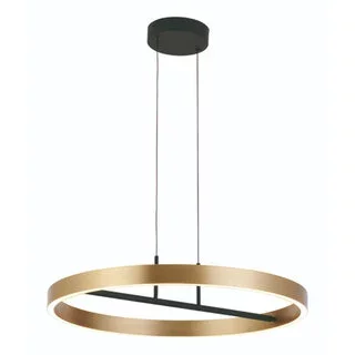 Hanglamp Livello 1-lichts goud Ø60 cm