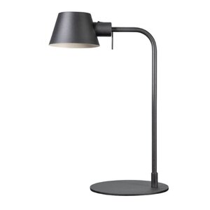 ETH Modern industrieel tafellamp Dex 1-lichts zwart