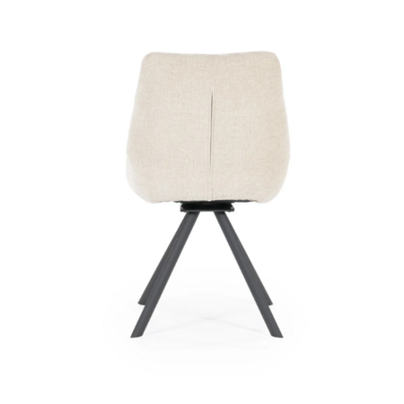 By-Boo Modern Scandinavisch eetkamerstoel Bliss taupe