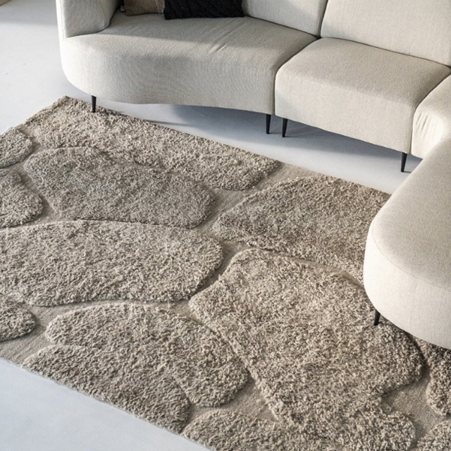 Vloerkleed Kala 200 x 300 cm Taupe