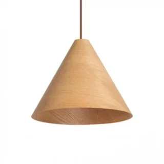 Hanglamp Robin 1-lichts eikenhout Ø33 cm