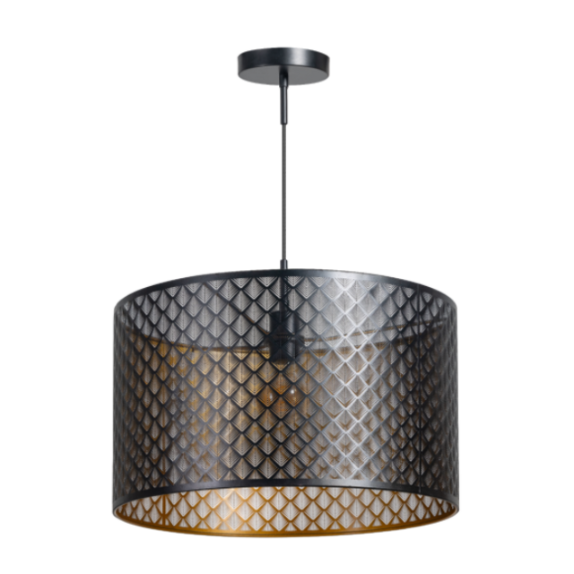 Hanglamp Laser 1-lichts zwart Ø50 cm
