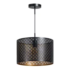 Hanglamp Laser 1-lichts zwart Ø40 cm