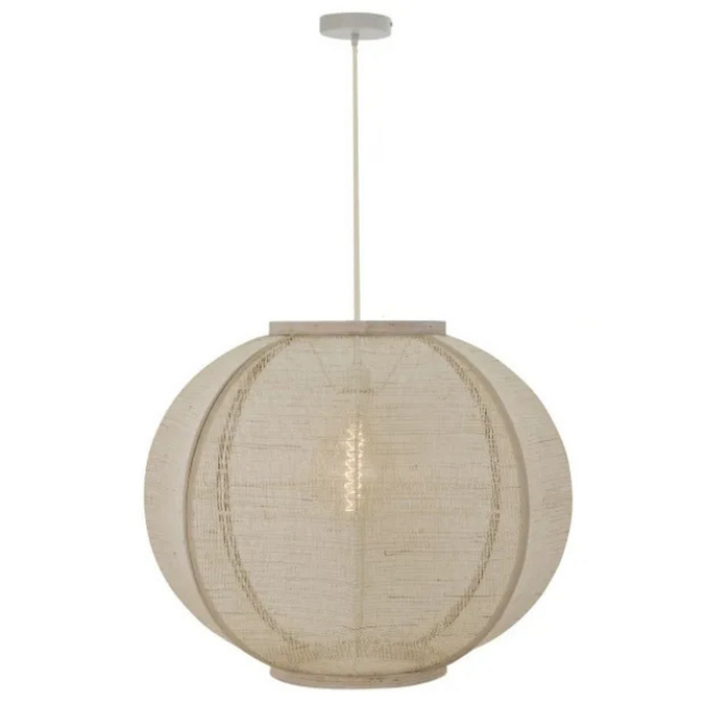 Hanglamp Fabric 1-lichts zand Ø68 cm