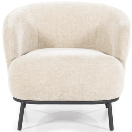 Eleonora Modern Scandinavisch fauteuil David taupe Safari