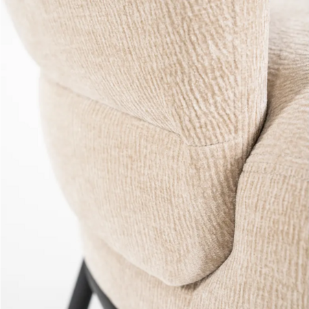 Eleonora Modern Scandinavisch fauteuil David taupe Safari