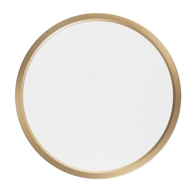 Plafondlamp Ruby 1-lichts goud Ø30 cm