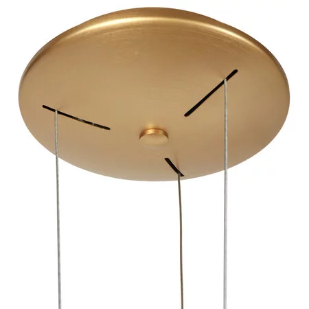 Steinhauer Modern Scandinavisch hanglamp Ringlux 1-lichts 60 cm goud