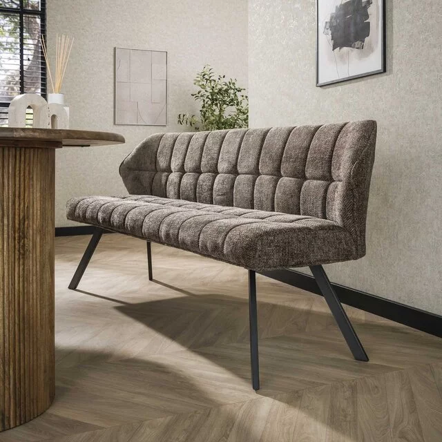 Eetkamerbank Turn Rich taupe