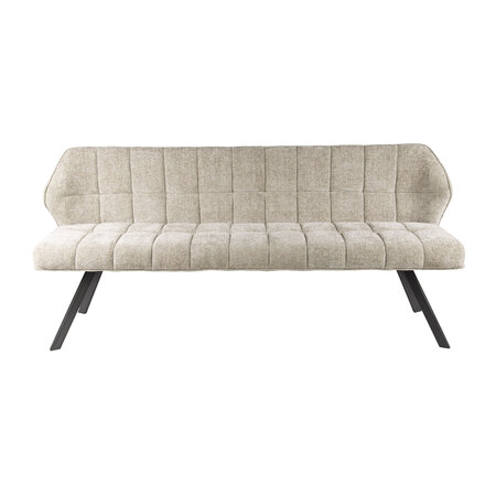 BelaLuz Modern Scandinavisch eetkamerbank Turn Hoven zandkleur