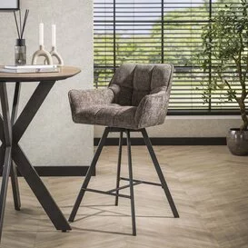 Barstoel Turn draaibaar Hoven taupe
