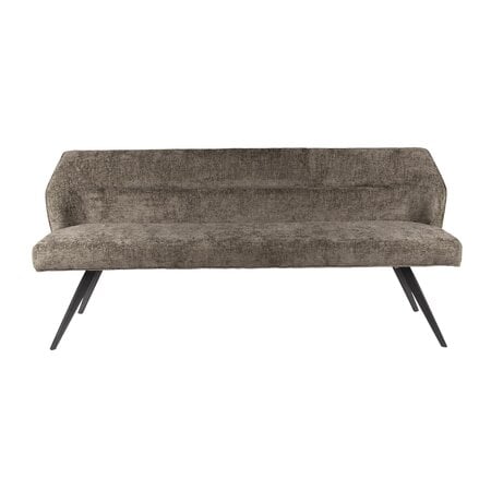 BelaLuz Moderne Hotel Chique eetkamerbank Flow Rich taupe